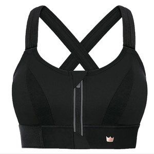 SheFit Ultimate Sports Bra - Black ,Adjustable